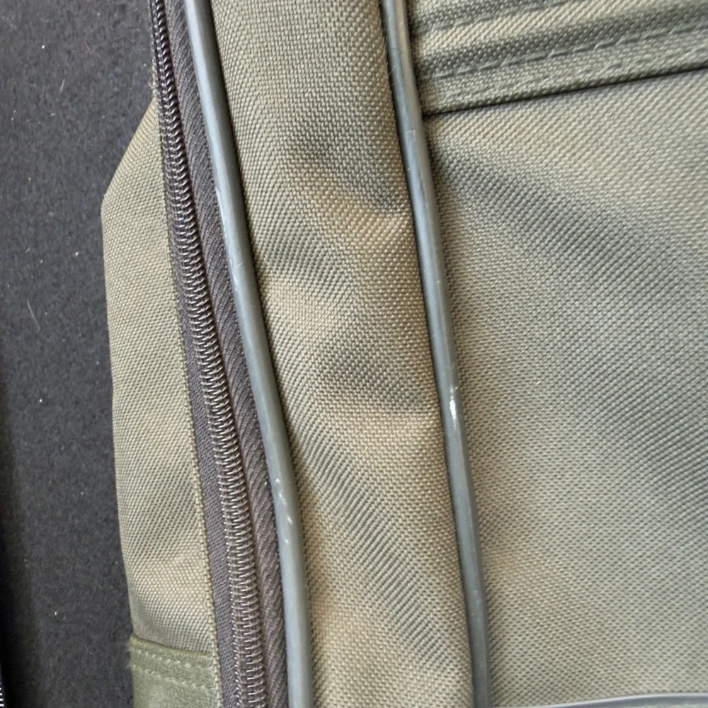 Vintage Samsonite Mystic Duffel Bag Travel Luggage Canvas Olive Green Size Large